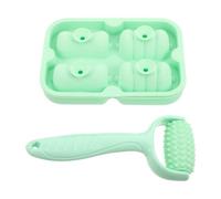 Cabilock 2 Pièces Rouleau Facial Glace en Silicone pour Massage du Visage, | Moule Hygiénique en Silicone Alimentaire et Plastique, Roulement Fluide, pour Peau et Visage Fatigués