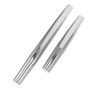 Cabilock 2 Pièces Roulette Pâtisserie Inox à Pâte Acier Inoxydable pour Pizza Biscuits Pâte à Dumplings Outil de Cuisine