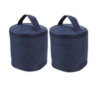 Cabilock 2 Pièces Sacoche Repas Petite Lunch Étanche et Portable pour Hommes Femmes Isolation Thermique Supérieure pour Garder Repas Chauds École et Pique