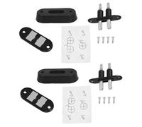 Cabilock 2 Pièces Sliding Door Lock Switches Push Pull Actuator With Screws And Indicator Diagram For Cars And Trucks Easy Installation