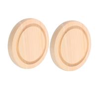 Cabilock 2 Pièces Socle avec Cloche Verre Support Décoratif pour Fleurs Éternelles Présentoir Compact et Polyvalent pour Maison Bureau et Mariages