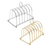 Cabilock 2 pièces Support à Grillé avec Fentes Rack de Refroidissement de Bureau Billes Porte-tranches pour Cuisine et Élégante