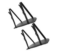Cabilock 2 Pièces Support Accoudoir pour Table de Massage Pliante en Mousse Pu Noire, Installation Facile, Soulage la Fatigue du Bras, Accessoire Pratique pour Salon de Beauté