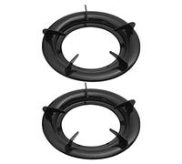 Cabilock 2 Pièces Support De Cuisinière à Gaz Ustensiles De Cuisine Poêle En Acier Au Carbone Râtelier Pour Cuisinière à Gaz Marmite Anneau Wok Universel Triangle Le Fer Repose-cuillère