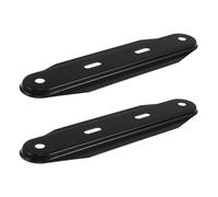 Cabilock 2 Pièces Support de Fixation en Métal Noir pour Radiateur Électrique à Bain D'huile Embase Résistante à L'usure, Adapté aux Accessoires de Chauffage Intérieur et Extérieur