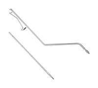 Cabilock 2 Pièces Support de Lampe de Camping Extensible, Acier Inoxydable | Modulaire Détachable, Clip Rapide pour Douilles, Usage Extérieur et Voyages en Voiture, Lanternes LED