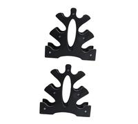 Cabilock 2 pièces Support Haltères Compact Niveaux Antidérapant PP pour Rangement Fitness et Protection Sol pour Maison et Salle de Sport