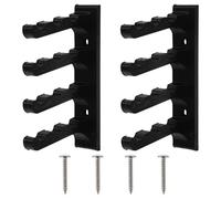 Cabilock 2 pièces Support Mural pour Flèches et Arcs Rack de Rangement Robuste avec Vis Fixation Murale Sécurisée pour Accessoires Tir à Arc pour Stockage et Affichage Élégant des Arcs et