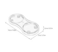 Cabilock 2 Pièces Support pour Moulin à Sel et Poivre Acrylique Base Stable à Double Fente Antidérapante pour Meuleuse Plateau de Rangement pour Table de Cuisine et Salle à Manger Lot