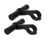 Cabilock 2 Pièces Support Prolongateur Vélo en Alliage Noir | Compteur et Éclairage, Installation Facile, Fixation Sûre, Format Compact, Usage Quotidien et Voyage