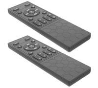Cabilock 2 Pièces Télécommande pour Ventilateur de Plafond avec Lumière en Plastique Noir, 6 Vitesses, Gradation et Minuterie 2h, pour Fête en Plein Air et Grands Lieux