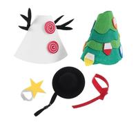 Cabilock 2 Pièces Tenue de Figurine Oie en Feutre 7 Pouces pour Noël,