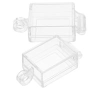 Cabilock 2 Pièces Transparent Boat Toggle Switch Cover With Double Sided Self Adhesive Backing For Electric Push Button Protection Wet Environments