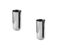 Cabilock 2 Pièces Vase à Fleurs Moderne en Acier Inoxydable pour Bouquets
