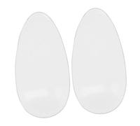 Cabilock 2 pièces Verre Outil de Pédicure Manuel pour Éliminer la Peau Morte Exfoliation Douce et Soin des Confortable