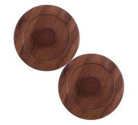 Cabilock 2 Pièces Wooden Mug Lid For Tea And Water Bottles Natural Wood Grain Cover With Smooth Finish Scald Tea Accessories For Home