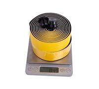 Cabilock 2 rouleaux Bande Grip Guidon Vélo Route Jaune Antidérapante Fibre de Sangle Pratique pour Vélo de Route Homme et Femme Adaptée pour Confort et Tenue