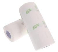 Cabilock 2 Rouleaux Papier Essuie-tout Absorbant Cuisine, 2 Rouleaux en Pâte de Bois, 55 Feuilles par Rouleau, Facile à Déchirer, Motifs Imprimés Élégants pour Usage Ménager