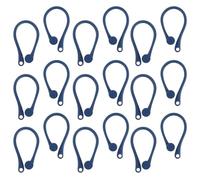 Cabilock 20 Paires de Crochets d'oreille Sport Bleus pour Écouteurs, Accessoires Anti-Perte Confortables et Légers, Maintien Sécurisé pour Jogging, Cyclisme et Activités en Plein
