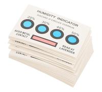 Cabilock 20 Pièces Cartes Indicatrices Humidité Pcb Cartes Sensibles à Humidité Réutilisables Changement de Couleur Rapide pour Détection et Testeur Camping