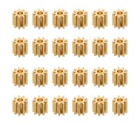 Cabilock 20 pièces Engrenages Cuivre Dents Petit Module pour Drones Modèles Mécaniques Moteurs Robots