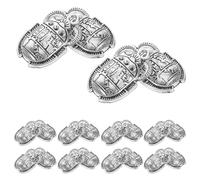 Cabilock 20 pièces Lot Breloques Pendentifs Scarabée Égyptien avec Cristal pour Création Bijoux DIY Collier Bracelet Argent Antique