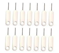 Cabilock 20 pièces Lot de Aiguilles Éjecteur Carte Sim Acier Inoxydable Outil Retrait Plateau Sim pour Smartphone et Pratique