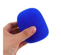 Cabilock 20 pièces Lot de Bonnettes Micro Mousse Épaisses Multicolores Protection Anti-éclaboussures pour Ktv et Scène Housses Élastiques Réutilisables Mousse pour Microphone
