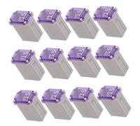 Cabilock 20 Pièces Mini Micro Car Fuse Holder Square Inline Plug Adapter For Automotive Rv Electrical Systems Anti-vibration Compact Design