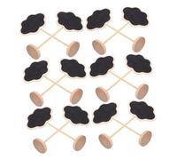 Cabilock 20 Pièces Mini Tableau Ardoise Effaçable Forme de Petit Tableau Mémo de Table pour Cuisine Notes et Étiquettes Alimentaires Polyvalentes