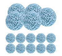 Cabilock 20 pièces Perles Pierre Naturelle Bleu pour Diffuseur Huiles Essentielles Désodorisant Voiture Aromathérapie Accessoire Élégant Polyvalent