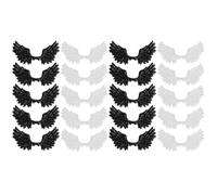 Cabilock 20 Pièces Petite Aile de Chauve-souris en Tissu, Appliqué DIY
