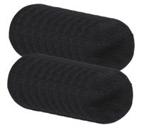 Cabilock 20 Pièces Tapis Brûleur de Parfum Noir en Coton Ignifuge | Accessoire Léger et Portable, Prise Confortable, Usage Sûr pour Cônes de Parfum et Brûleur Domestique