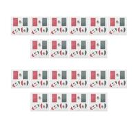 Cabilock 20 Pièces Tatouages Temporaires Couleurs Variées Drapeaux et D'eau Imperméable Film Pet, Confort pour Célébrations et Fêtes