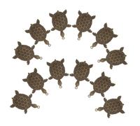 Cabilock 20 Pièces Vintage Turtle Pendant Trays Alliage Supports DIY pour Bijoux Pendentifs Tortue Océan Bases Créatives pour Colliers Bracelets et Décoration Artisanale