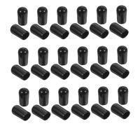 Cabilock 200 Pièces Bouchon Anti-poussière Verseur De Vin Bouchons De Verser De Bouteille Casquette De Poussière Verser Casquettes En Plastique Couvercle Pour Bouteilles Capuchon Noir Pvc