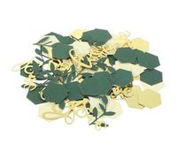 Cabilock 200 Pièces Confettis en Papier Hexagone Feuille Amour pour | Dispersion Décorative Multi-usage, Facile à Ranger, pour Ballons Gonflés et Lits, Styles Variés