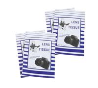 Cabilock 200 Pièces Lingettes Nettoyantes pour Écran et Lentilles, Papier Blanc Portable Grosse Surface de Nettoyage, pour Bureau et Maison