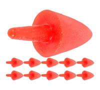 Cabilock 200 Pièces Nez de Bonhomme de Neige de Noël Rouge en Plastique | Accessoire de Bricolage pour Fête D’anniversaire, Usage Noël, Ambiance Hivernale, Pièce Décorative