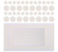 Cabilock 200 pièces Pastilles Adhésives Rondes Transparentes Double Face Autocollants sans Traces à Forte Adhérence pour Bricolage et Fixation Polyvalente et Résistantes et Invisibles