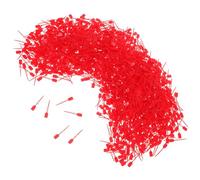 Cabilock 2000 Pièces de Scellés de Sécurité en Plastique Rouge pour Extincteurs, Conception Antivol et Matériau Plastique Résistant la Chaleur, pour Véhicules et Environnements