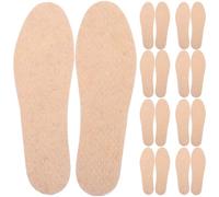 Cabilock 20paires Semelles Intérieures Pulpe de Bois Homme Respirantes Anti-transpiration Anti-odeur Semelles Fines Confortables pour Sport Marche