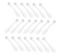 Cabilock 20pcs Bâtonnets de Massage Yeux en Acrylique, Cuillères Compactes Portables pour Crème Visage, pour Voyage D'affaires et Soins du Contour des Yeux