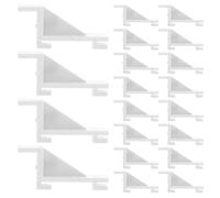 Cabilock 20pièces Clip De Fixation Plastique pour Étagère De Réfrigérateur Congélateur Lot pour Maintien Sûr Installation Facile