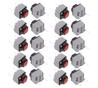 Cabilock 20pièces Interrupteur à Bouton Silencieux De Souris Micro-bouton Poussoir De Précision Réponse Rapide Pour Équipement Électronique Compact