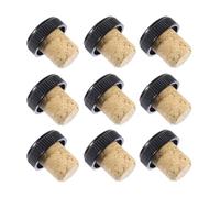Cabilock 24 pièces Bouchons de Liège pour Bouteilles de Vin Lot de Bouchons pour Conservation Prolongée Vin Compatibles Plupart des Bouteilles