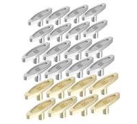 Cabilock 24 Pièces Clé de Remplacement pour Boîte à Musique T Bar Ergonomique Accessoires de Remontage pour Mouvement Musical Kit de Réparation pour Boîtes à Bijoux et à Neige