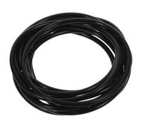 Cabilock 25 Pièces Bracelet en Silicone Élastique Noir 3mm, Souple et Polyvalent, Accessoire Rétro Usage Quotidien et Événements