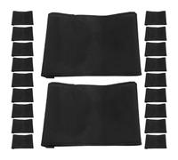 Cabilock 25 Pièces de Brassards Noirs en Tissu Élastique, Doux et Respirants, pour Rites Funéraires, Adaptés au Bras, Style Simple et Élégant