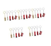 Cabilock 25 Pièces Souvenir Porte-clés Britanique Charme De à Main Britanniques Pendentif e Repère Culturel Britannique Ornement pour La Décoration Alliage De Zinc
